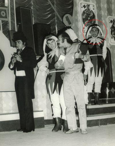 Issam Jammal avec le com&eacute;dien comique "ASAD".